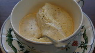 Сливочный мусс с медом и шоколадом