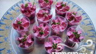 Свекольный мусс