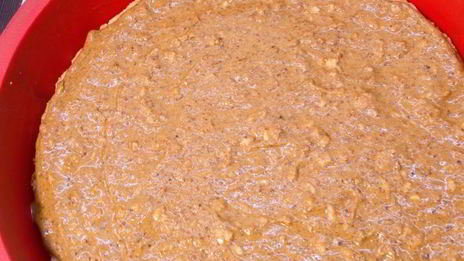 торт-мусс с клюквой и пралине