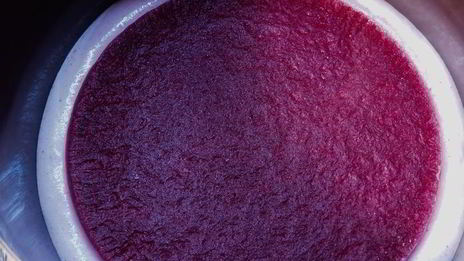 торт-мусс с клюквой и пралине