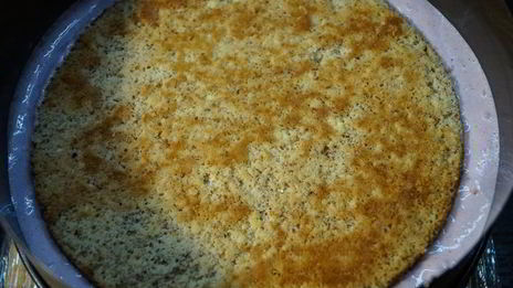 торт-мусс с клюквой и пралине