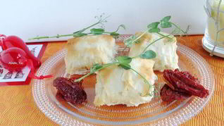 Треска под муссом в тесте фило