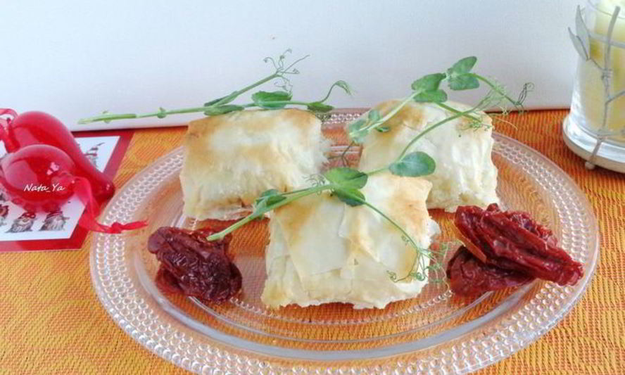 Рецепт трески под муссом в тесте фило