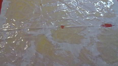 треска под муссом в тесте фило