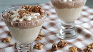 Творожно-банановый мусс