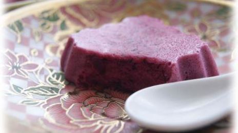 воздушный мусс из черной смородины