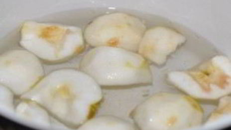 яблочный мусс с манкой