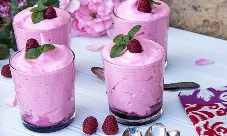 Рецепт ягодного мусса с белком