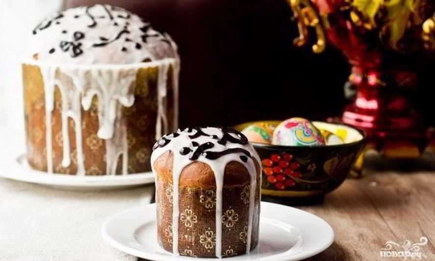 Рецепт глазури для кулича без яичного белка