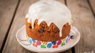 Глазурь для кулича нелипкая