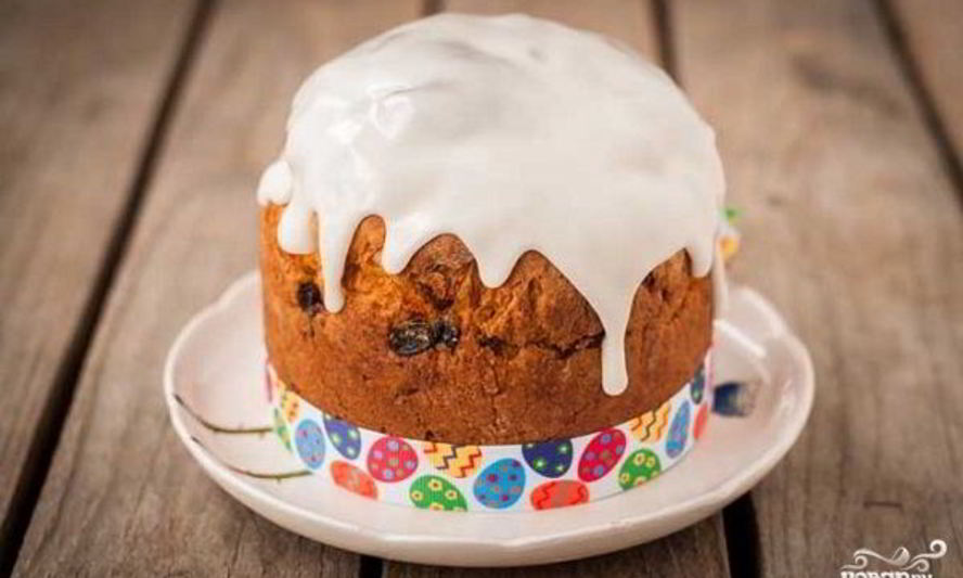 Рецепт глазури для кулича нелипкая