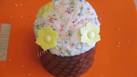 кулич на французском тесте