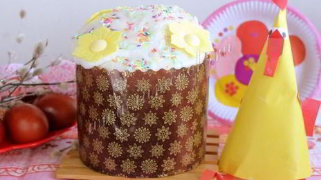 кулич на французском тесте