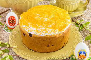 Кулич на ряженке