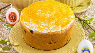 Кулич на ряженке