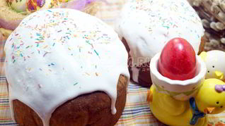 Кулич пасхальный Маковый