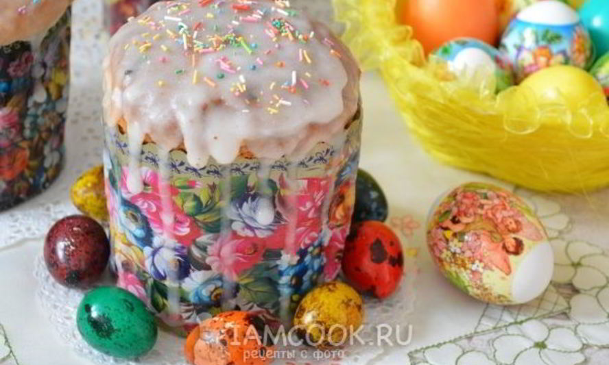 Рецепт кулича с миндалем и лимонной цедрой