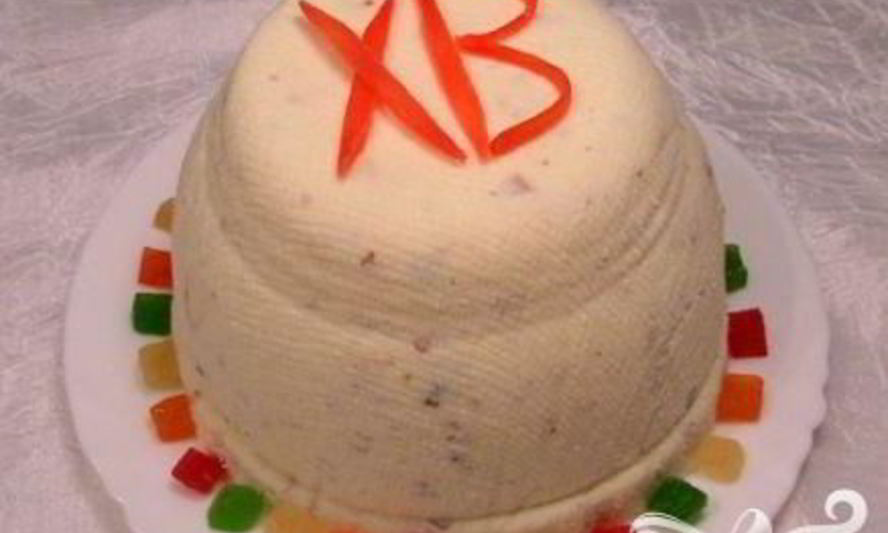 Рецепт пасхи с цукатами