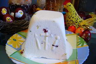 Пасха творожная с мармеладом