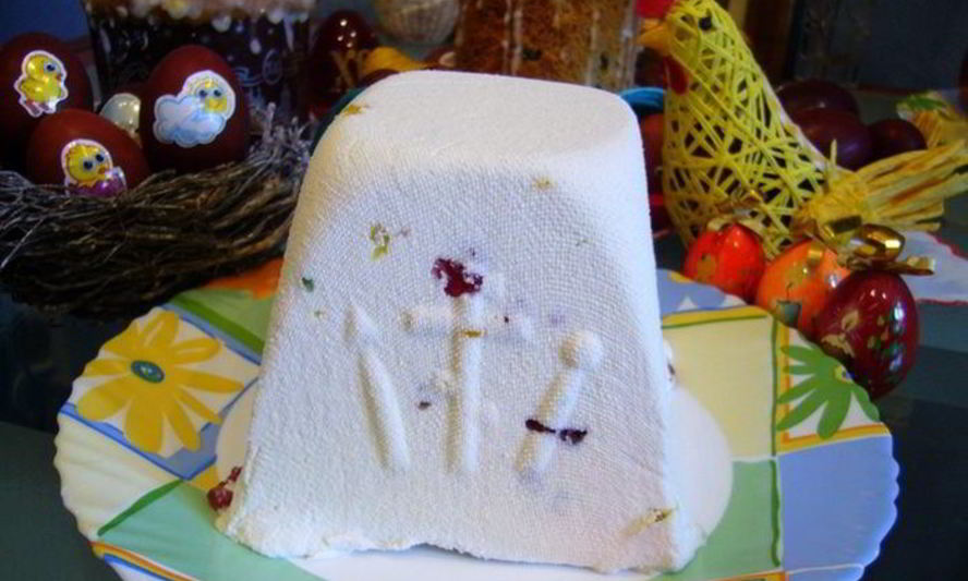 Рецепт пасхи творожной с мармеладом