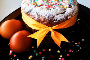 Пасхальный кулич на сухих дрожжах