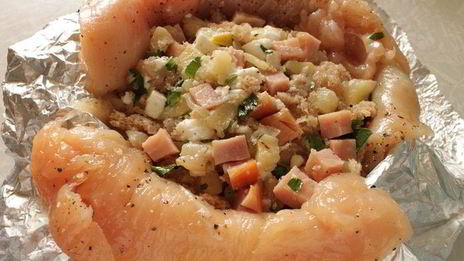 пасхальный купол из куриной грудки