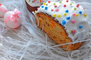 Простой кулич без дрожжей