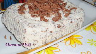 Творожная Пасха без яиц с тертым шоколадом