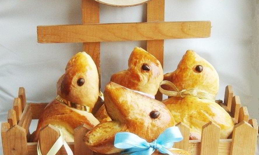 Рецепт творожно-дрожжевых пасхальные зайцы