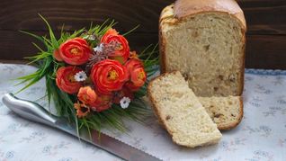 Творожный кулич в хлебопечке