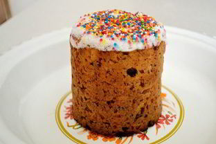 Творожный кулич