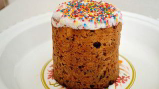 Творожный кулич