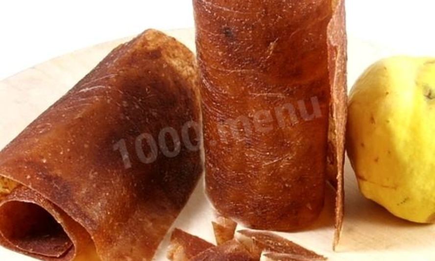 Рецепт пастилы из айвы