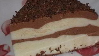 Простейший шоколадно-творожный десерт