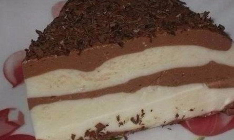 Рецепт простейшего шоколадно-творожный десерт