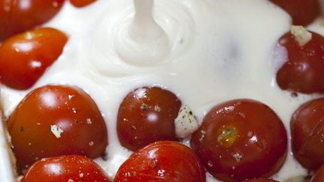 пудинг из рикотты с помидорами