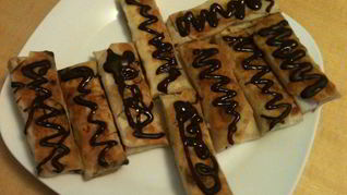 Рулетики десертные на завтрак