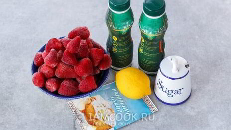 клубничный щербет