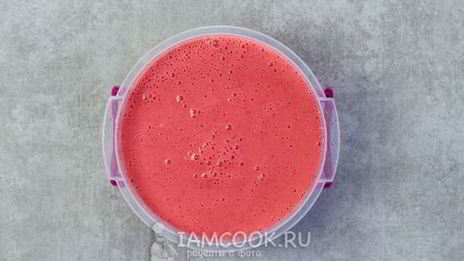 клубничный щербет