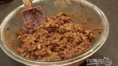 шоколадная колбаска со сгущенкой