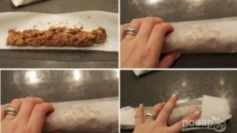 шоколадная колбаска со сгущенкой