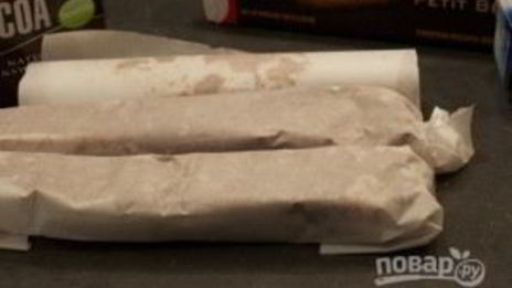 шоколадная колбаска со сгущенкой