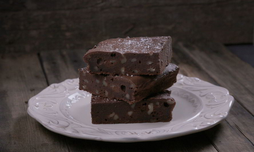 Рецепт шоколадного брауни с морской солью