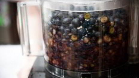 сорбет из черники