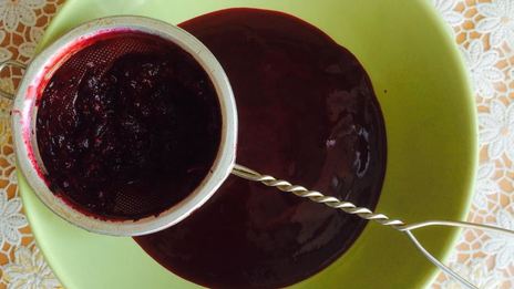 сорбет из свежих ягод и зефира