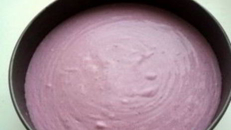 черничное суфле для торта