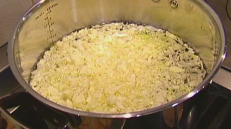 капустное суфле с сыром, орехами и горчицей