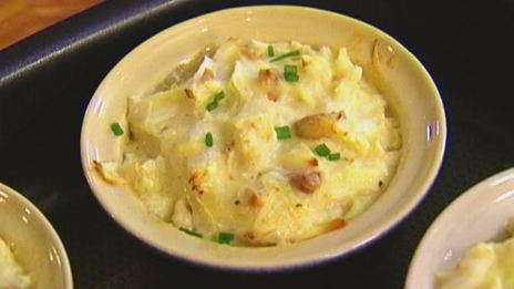 капустное суфле с сыром, орехами и горчицей