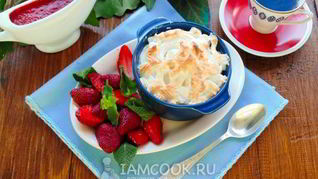 Клубничное суфле десерт за 5 минут