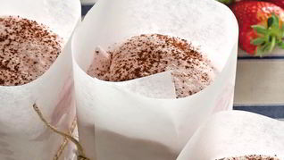 Ледяное клубничное суфле